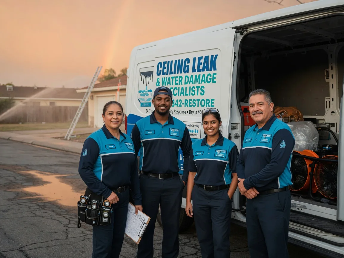 Ceiling Leak Cleanup company in Somerdale, OH
