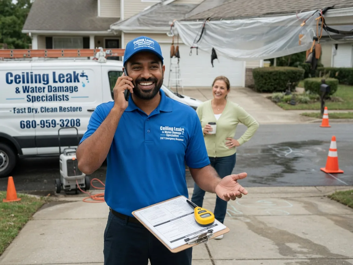 Ceiling Leak Cleanup Somerdale, OH FAQs